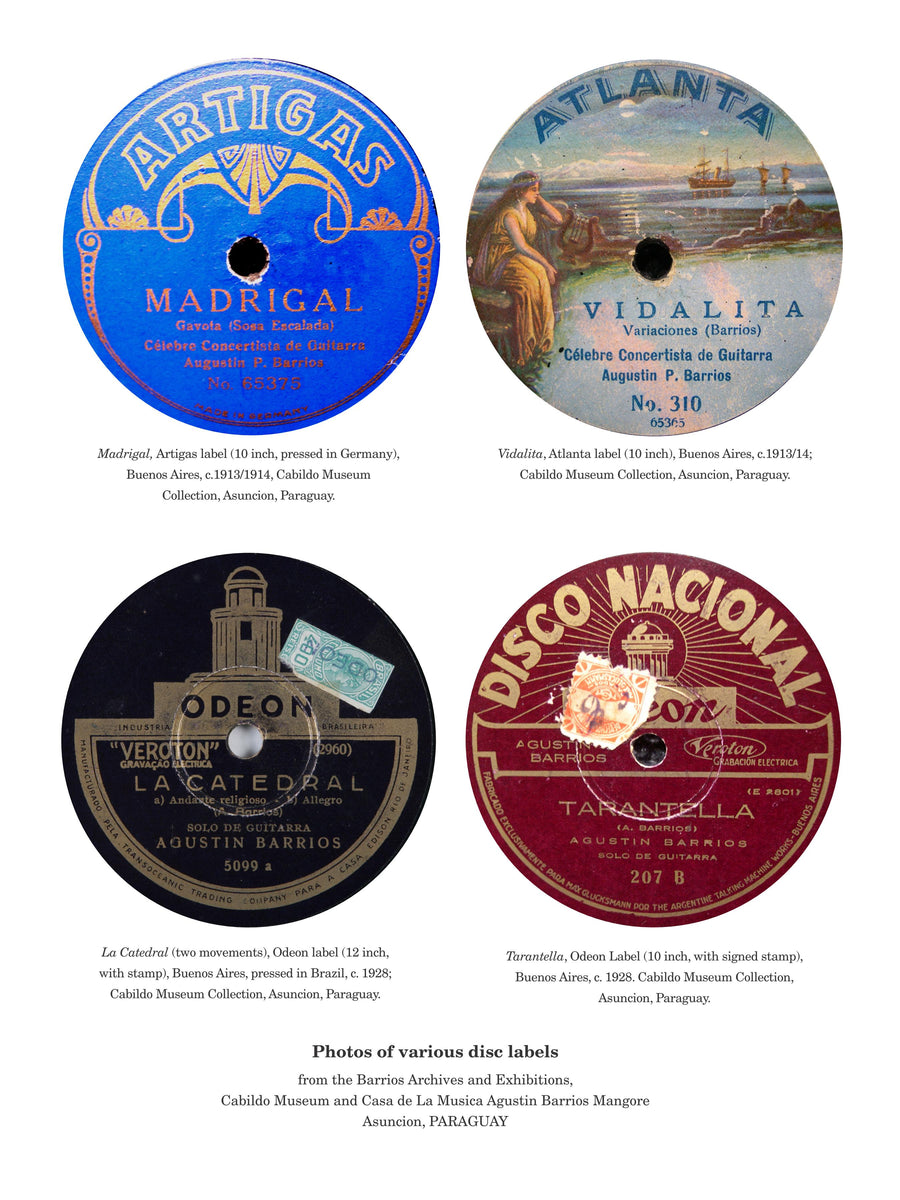 PDF楽譜】バリオス：アグスティン・バリオス録音集 第1巻 – 現代ギター