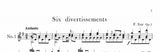 【PDF楽譜】ソル:Op.1 6つの嬉遊曲 (標準版ソルギター曲集3  嬉遊曲集より)解説付き