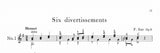 【PDF楽譜】ソル:Op.8 6つの嬉遊曲 (標準版ソルギター曲集3  嬉遊曲集より)解説付き