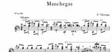 【PDF楽譜】タレガ：マンチェガス　(標準版ターレガギター曲集2　 オリジナル編2より) 解説付き