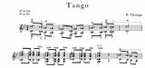 【PDF楽譜】タレガ：タンゴ　(標準版ターレガギター曲集2　 オリジナル編2より) 解説付き