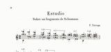 【PDF楽譜】タレガ：シューマンの1断章による練習曲 (標準版ターレガギター曲集4 編曲による練習曲集 より)解説付き