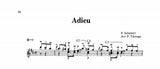 【PDF楽譜】シューベルト：別れ［タレガ編曲］ (標準版ターレガギター曲集5 編曲作品 より)解説付き