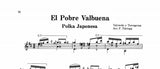 【PDF楽譜】バルベルデとトレグローサ：ポルカ・ハポネサ［タレガ編曲］ (標準版ターレガギター曲集5 編曲作品 より)解説付き