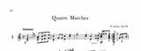 【PDF楽譜】コスト：4つの行進曲 Op.48 (標準版コストギター曲集3より)