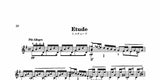 【PDF楽譜】メルツ:エチュード　（標準版メルツギター曲集1より）解説付き