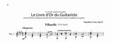 【PDF楽譜】コスト：ギタリストのための黄金の本Op.52