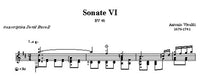 【PDF楽譜】ヴィヴァルディ：ソナタ第6番ニ長調RV46［ラッセル編曲］