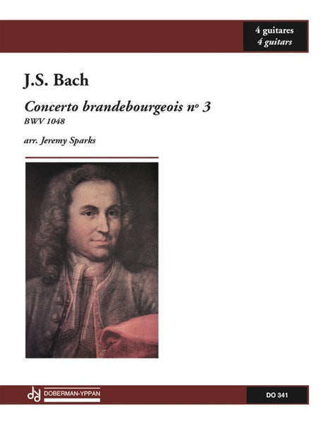 【PDF楽譜】バッハ：ブランデンブルク協奏曲 第3番 BWV1048  (4G)
