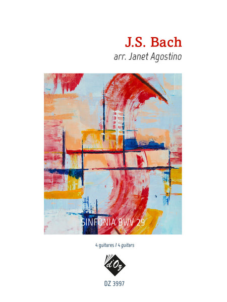 【PDF楽譜】バッハ：シンフォニア BWV 29  (4G)
